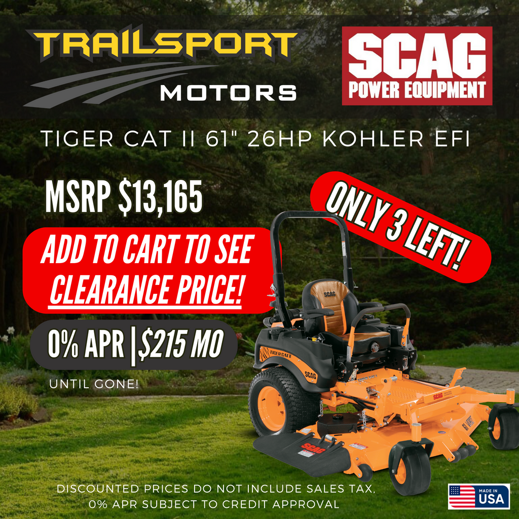 Scag tiger cat on sale 2 61 price
