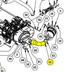 800cc ENGINE Throttle Body Intake Hose 751-3014-00