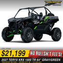 2027 Kawasaki Teryx KRX 1000 TR 64-inch Gray/Green - photo 1