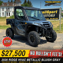 2026 Kawasaki Ridge HVAC Metallic Bluish Gray - photo 1
