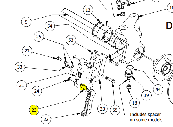 Brake Caliper Slide Pin (716-2007-00)