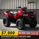 2026 Kawasaki Brute Force 450 EPS Red - photo 1