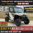 2026 Kawasaki Ridge HVAC Metallic White/Beige