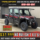 2027 Kawasaki Ridge Crew HVAC Platinum Ranch Edition