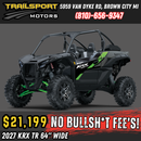 2027 Kawasaki Teryx KRX 1000 TR 64" Gray/Green