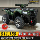 2026 Kawasaki Brute Force 750 SE EPS - photo 1