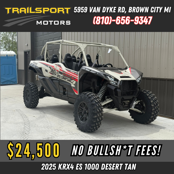 2025 Kawasaki Teryx KRX4 1000 eS Sand Beige