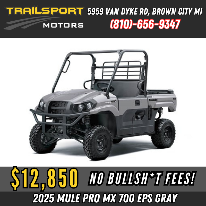 2025 Kawasaki MULE Pro-MX EPS 700 Gray