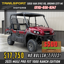 2025 Kawasaki MULE Pro FXT EPS 1000 Ranch Edition
