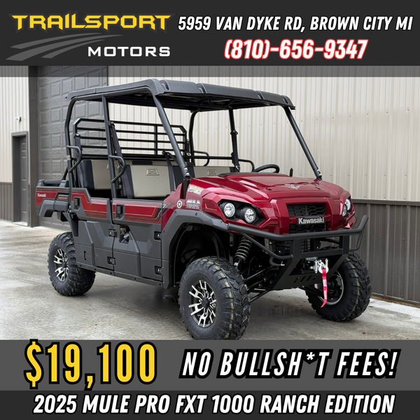 2025 Kawasaki MULE Pro FXT EPS 1000 Ranch Edition