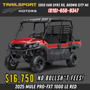 2025 Kawasaki MULE Pro FXT EPS 1000 LE Candy Red