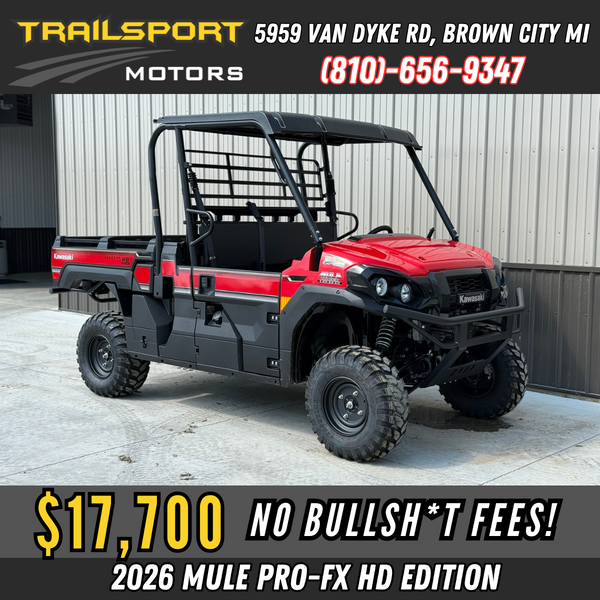 2026 Kawasaki MULE Pro FX EPS 1000 HD Oversize Bed w/ Power Dump