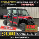 2025 Kawasaki Ridge® Crew HVAC 1000 | Candy Red