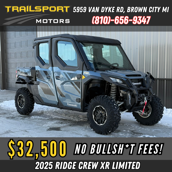 2025 Kawasaki Ridge® XR Crew Limited HVAC 1000