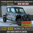 2025 Kawasaki Ridge® XR Crew Limited HVAC 1000