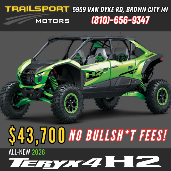 2026 Kawasaki TERYX®5 H2 DELUXE eS Supercharged 250hp