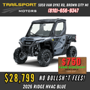 2026 Kawasaki Ridge HVAC Metallic Bluish Gray