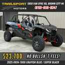 2026 Kawasaki Teryx KRX4 1000 Metallic Grayish Blue/Super Black