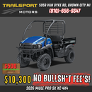 2026 Kawasaki MULE SX XC 4x4 Metallic Sierra Blue