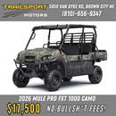 2026 Kawasaki MULE Pro FXT EPS 1000 LE Camo