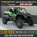 2025 Kawasaki Teryx KRX 1000 Lifted Edition