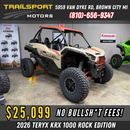 2026 Kawasaki Teryx KRX 1000 Rock Edition