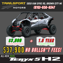 2026 Kawasaki TERYX®5 H2 DELUXE eS Ice Gray