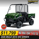 2026 Kawasaki MULE 4010 4x4 Green - photo 1