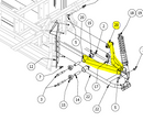 787-3210-03 EXTEND LT RR UPP A-ARM ASSY PAINTED