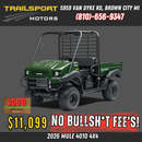 2026 Kawasaki MULE 4010 4x4 Green