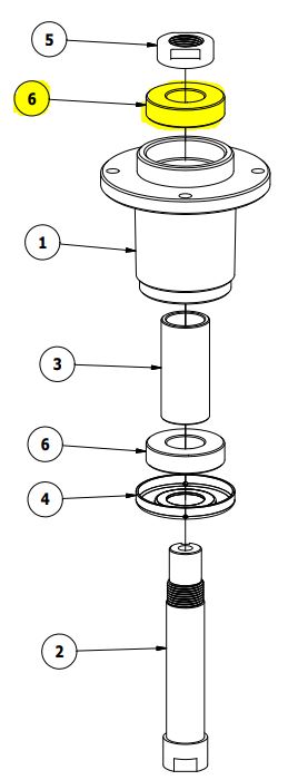 Upgraded Sealed Spindle Bearing For Most Models Replaces 410-0003-00