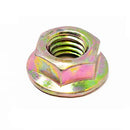 7/16-14 HEX FLANGE NUT W/SERR ZINC YELLOW 32128-37