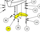 RT/SRT Tank Support Bracket 439-0448-00