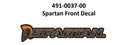 Front Chassis Decal 491-0037-00 | 491-0155-00