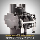 SCP4102 Stratos 4" Turbo Dual Axail Heater w/ 2 Vent Ducts