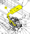 Kohler 750cc Exhaust 715-3036-00 | L1009801623 - Intimidator UTV Central