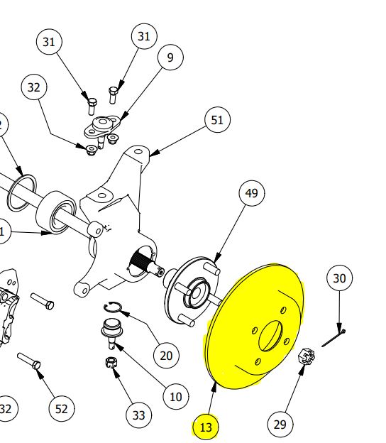 Brake Rotor 716-2000-00 | L1009800189 - Intimidator UTV Central