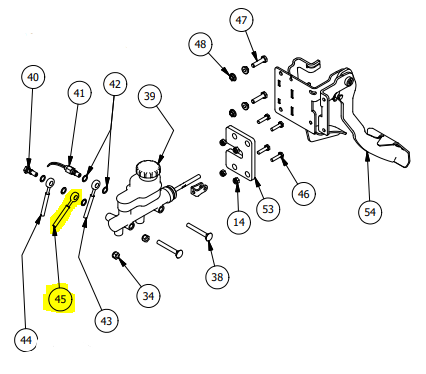 Brake Line Front Right | 716-3002-00 | L1009800195 - Intimidator UTV Central