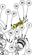 800cc Rear Drive Shaft 737-2038-00 - Intimidator UTV Central