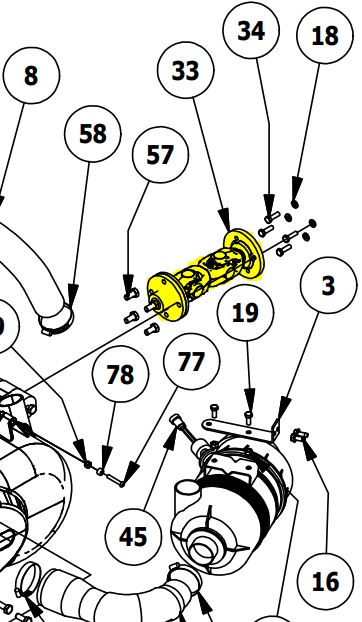 800cc Rear Drive Shaft 737-2038-00 - Intimidator UTV Central