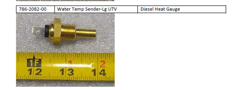 786-2082-00 WATER TEMP SENDER-LG UTV