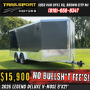 2026 LEGEND Deluxe V-Nose 8x21 Black/Charcoal