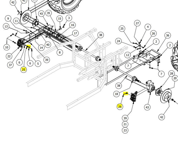 Rear Brake Line Kit From Master Cylinder to Rear T w/ LH & RH Rear Lines