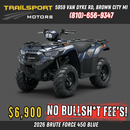 2026 Kawasaki Brute Force 450 Blue