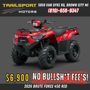 2026 Kawasaki Brute Force 450 Red