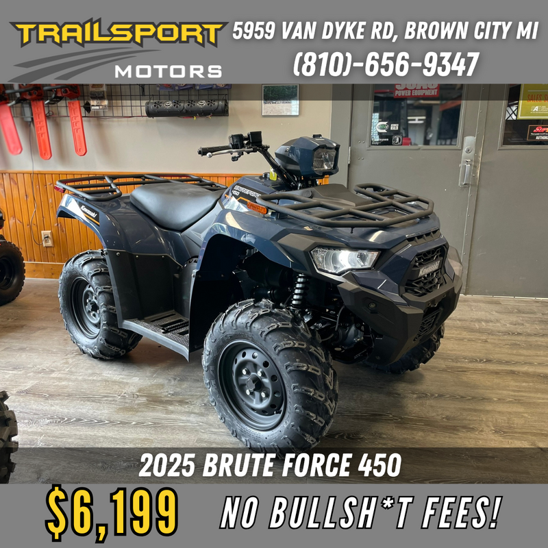 2025 Kawasaki Brute Force 450 Grayish Blue