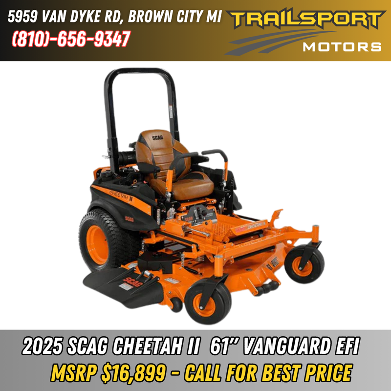 SCAG Cheetah II 61" Vanguard 37hp EFI