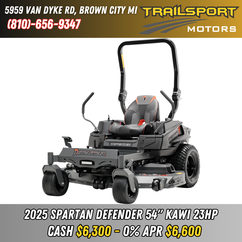 2025 Spartan Defender 54" Kawasaki FR691V 23hp