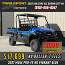 2027 Kawasaki MULE Pro FX EPS 1000 HD Edition w/ Power Dump
