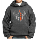 INTIMIDATOR YOUTH FLAG HELMET HOODIE - Intimidator UTV Central